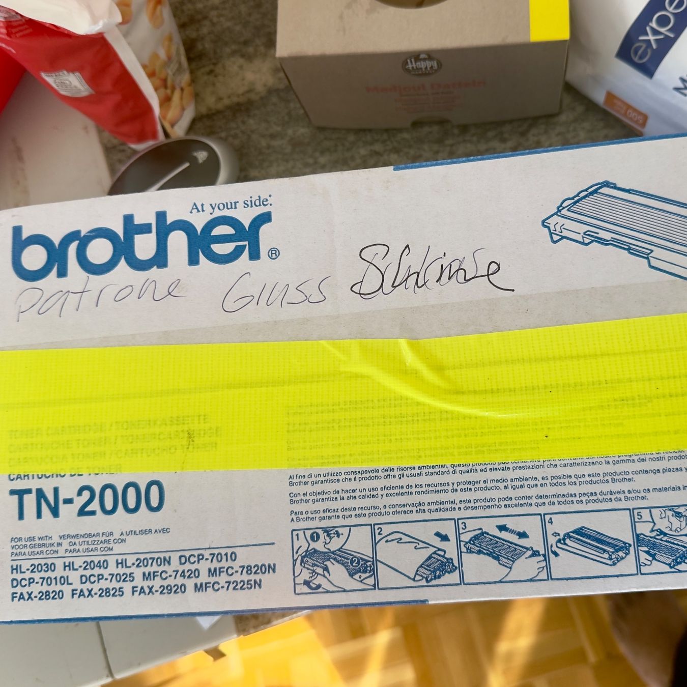 Brother Cartucce per stampanti & toner: Brother toner TN 2000 ORIGINAL – Nuovo (secondo la descrizione) da Wabern venduto da Sunlight777 1