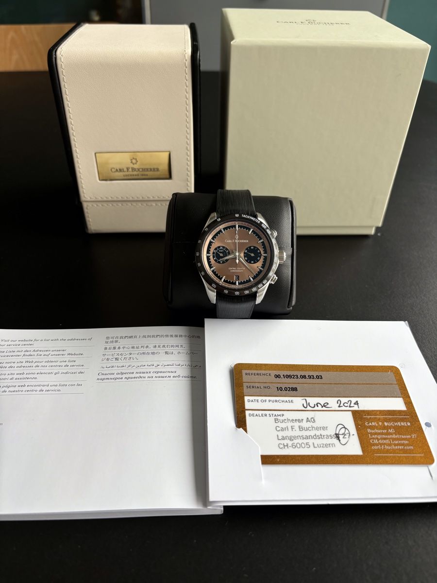 Bucherer Bracciali & Braccialetti: Carl F. Bucherer MANERO CENTRAL COUNTER – Nuovo e nell'imballaggio originale da Solothurn venduto da Tony037