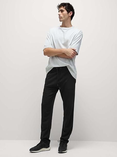 Pantaloni: Marks & Spencer Herren Jogginghose Baumwolle Gerade – Nuovo e nell'imballaggio originale da Suhr venduto da SchnapperCH 1