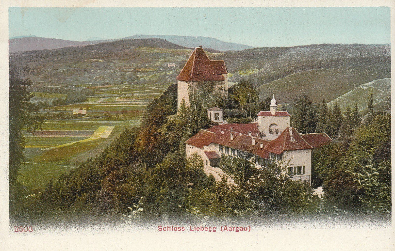 Cartoline postali: Ansichtskarte-Aargau-Schloss liebegg – Usato da uttwil venduto da Koehlerfred