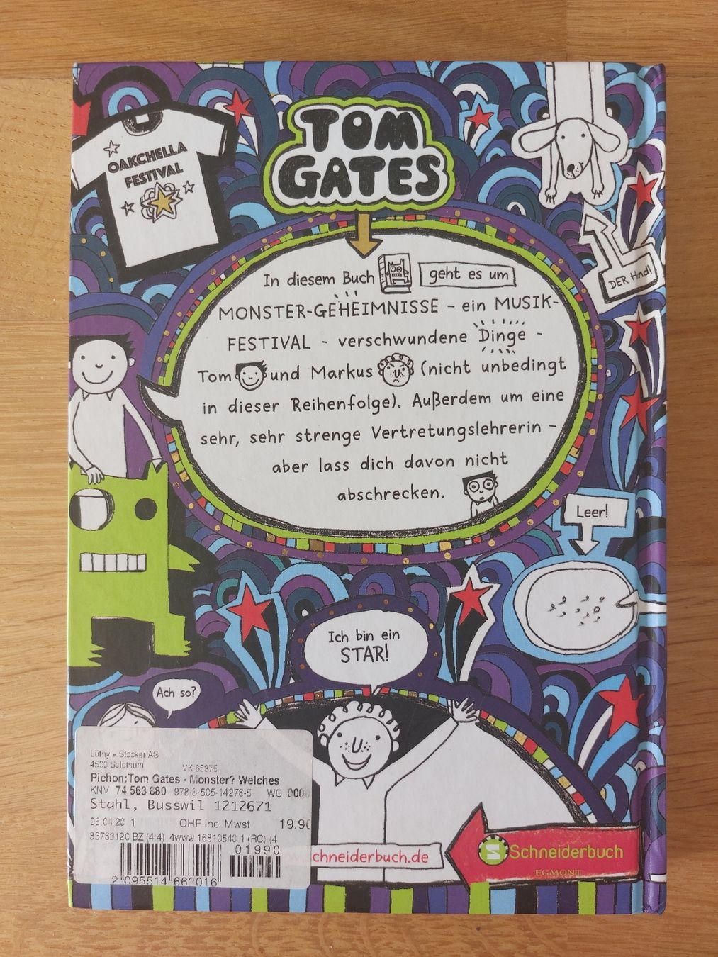 Libri: Tom Gates: Monster? Welches Monster? – Usato da Balterswil venduto da Steineparadies 1