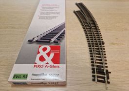 PIKO H0 55227 Bogenweiche links BWL R3 A-Gleis Profil 2,5mm