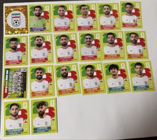Panini WM 2026 - Iran Set Komplett 1 bis 20