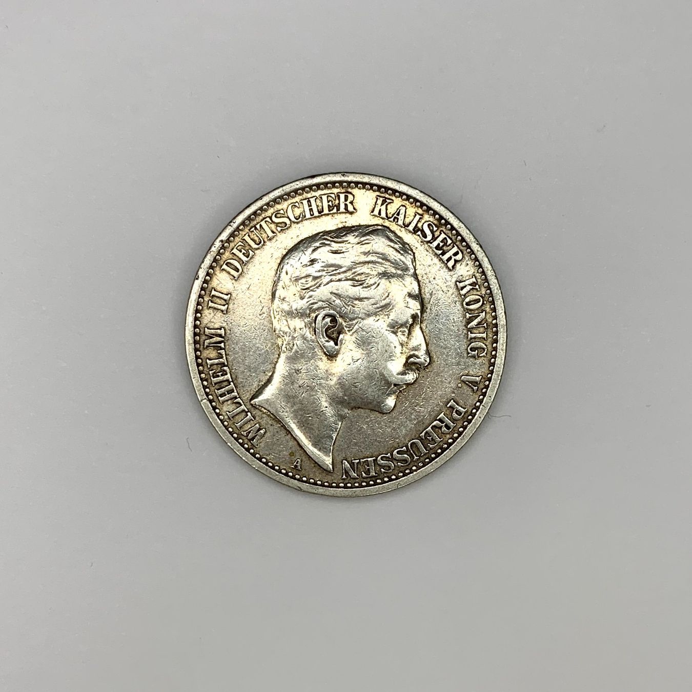 Tutti le monete: Preussen 2 Mark 1907 Wilhelm II. Silber – Usato da Genève venduto da subermarket