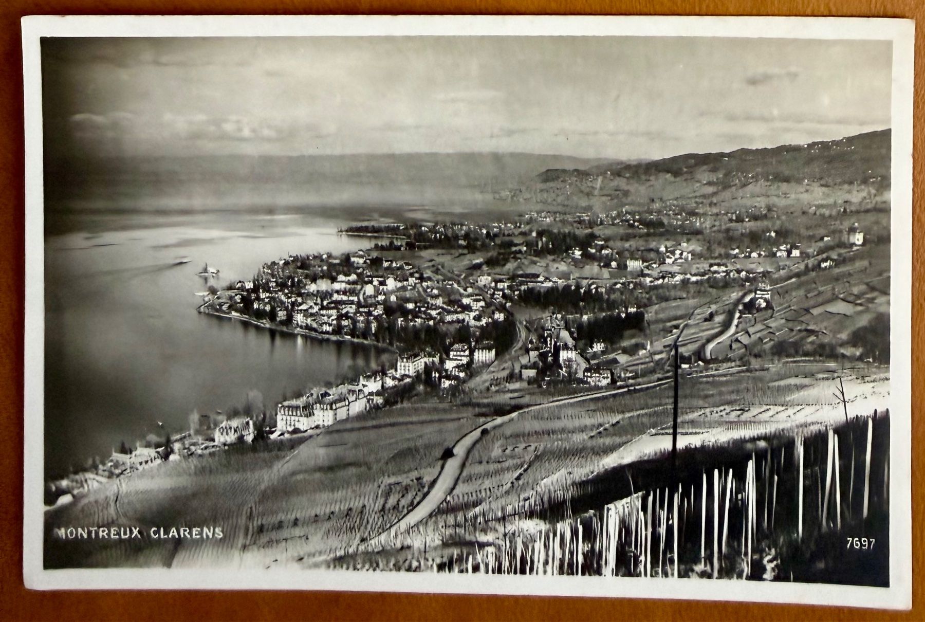 Cartoline postali: Montreux - Clarens 1930 – Usato da Lutry venduto da Ediego