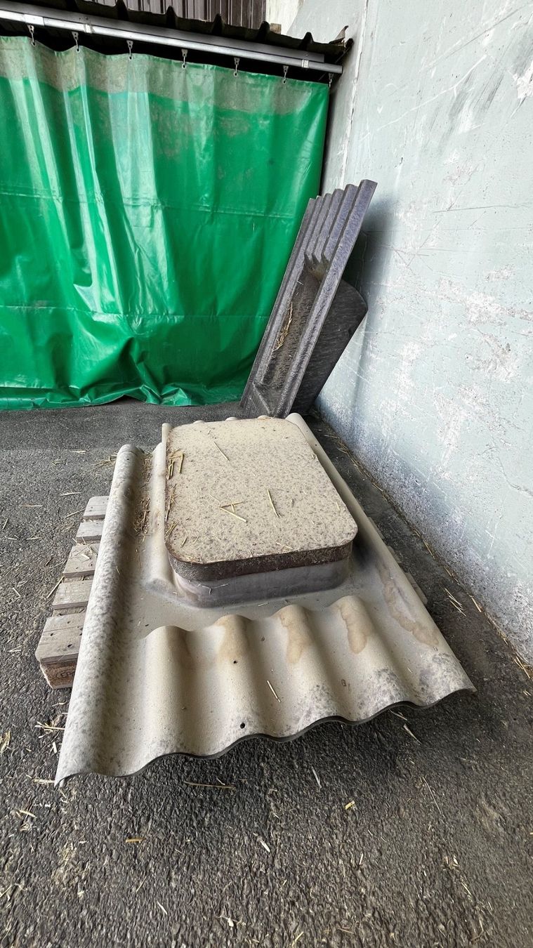 Servierplatten: Dachausstieg Wellplatte gebraucht – Gebraucht aus Ettiswil von inf_ny95 1