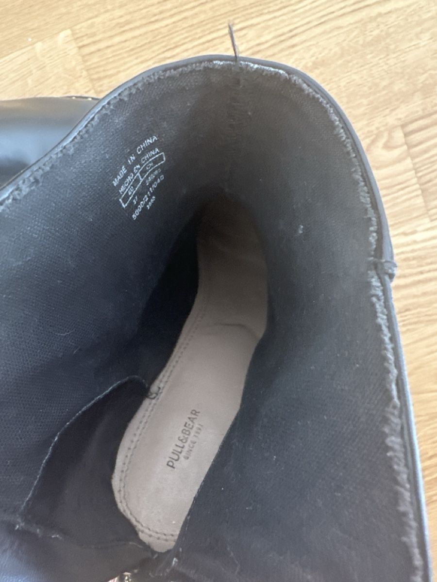 Damenschuhe: Pull&Bear Boots, Schwarz, Gr. 37, Top Zustand, Herbst! – Gebraucht aus Luzern von val_z5jn 3