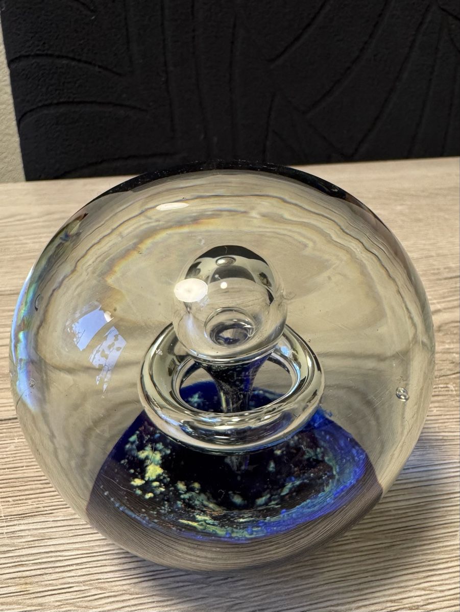 Murano Gläser: Murano Glas Briefbeschwerer , blau mit Sternenhimmel Design – Gebraucht aus Würenlos von Fejzo1987 3