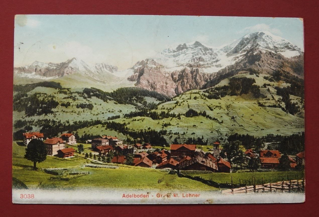 Cartoline postali: AK von  Adelboden mit gr. u. kl. Lohner – Usato da Rain venduto da 999-800-K