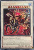 Schwarz geflügelter Sturmangriffs-Drache | QS Secret Rare