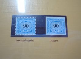 Abart SBB Marke **, 1948, Druckprobe ungezähnt