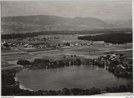 Aeschi SO Aeschisee Flugaufnahme Nr.7041  , 1970