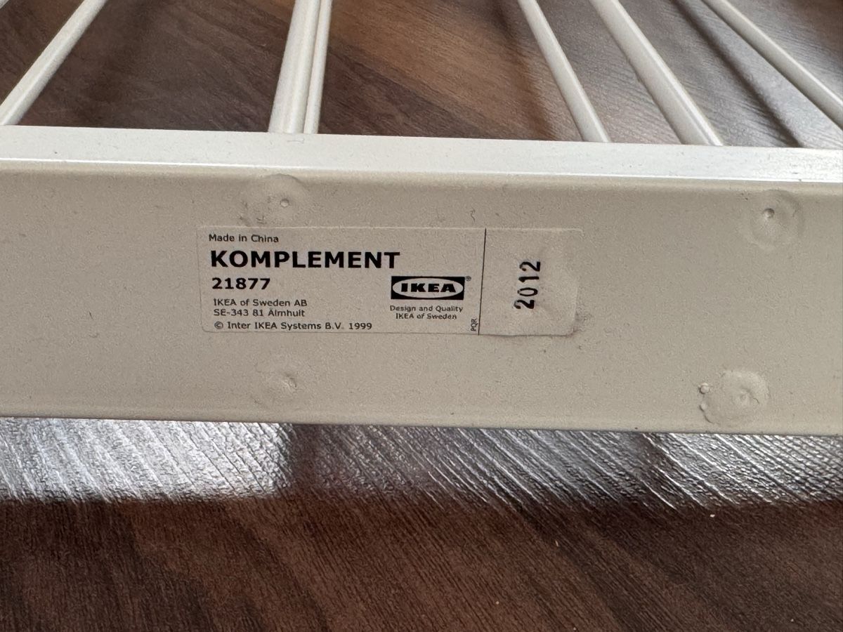 Ikea Appendiabiti: IKEA Komplement Hosenaufhänger – Usato da Siebnen venduto da Guesswho 2