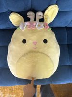 Squishmallow  Lapin avec Couronne de Fleurs!30cm