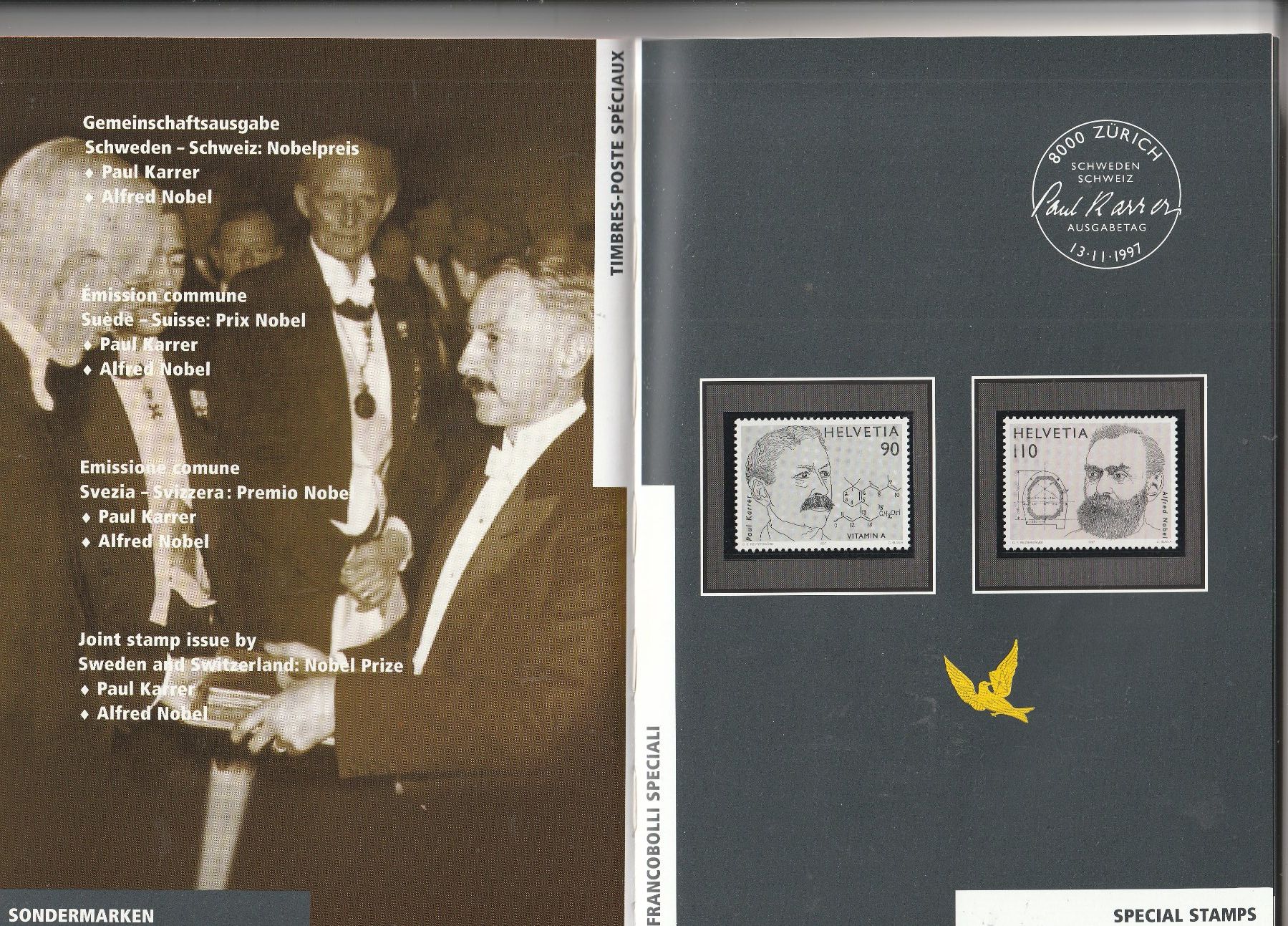 Tous les timbres: Briefmarken Jahrbuch 1997 Original Postfrisch ** – D'occasion à Rupperswil par Ema10 8