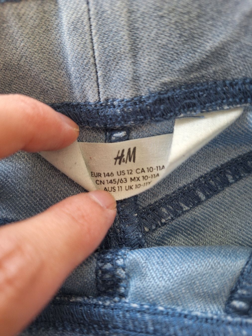 H&M Pantaloni: Jeans wide leg Smiley 146 – Usato da Bad Zurzach venduto da han_5znm 1