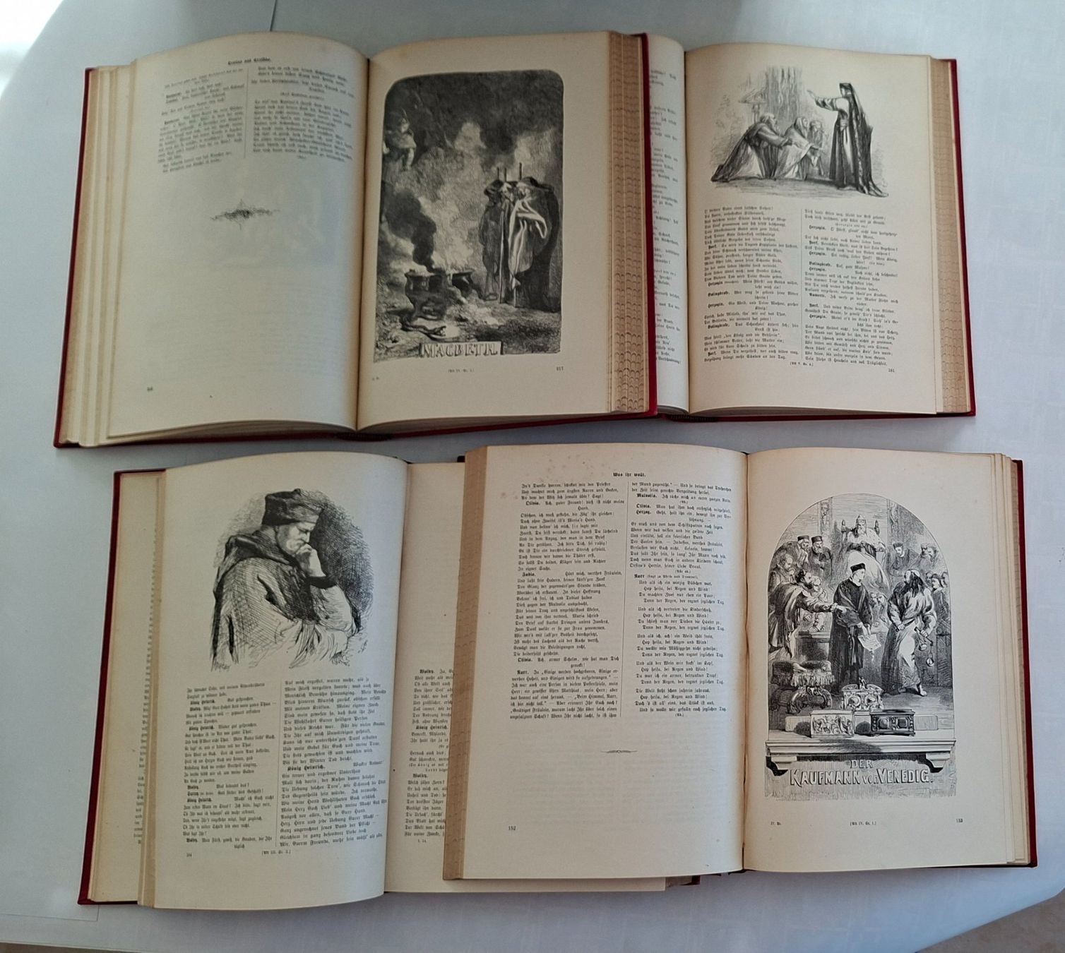 Libri: Shakespeare's Werke, illustriert, 4 Bände John Gilbert – Usato da Opfikon venduto da Diversamente 7