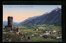 Martigny, Tour de la Batlaz et plaine du