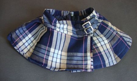 ++ kurzer Rock in blau ++ Gr. 74 / 80 ++