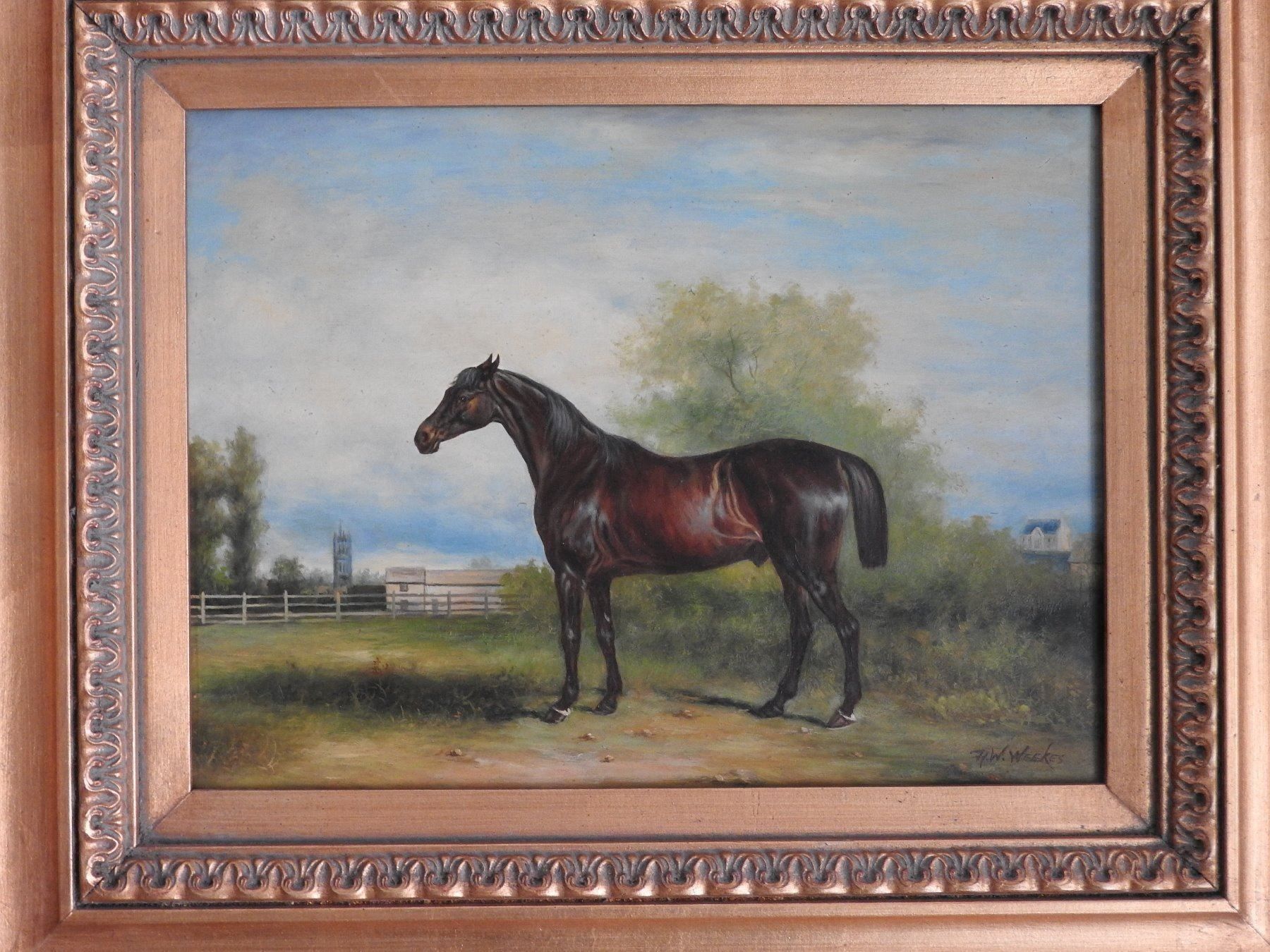 Tableaux: Oelbild - H.W. Weekes - englischer Maler – D'occasion à Stetten AG par Brissago25 2