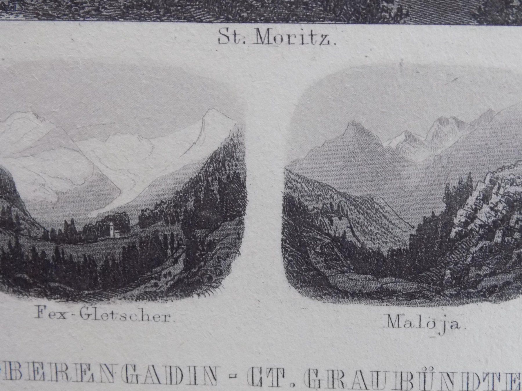 Gravures: Oberengadin Bernina Maria – D'occasion à Risch par Rischli15 5