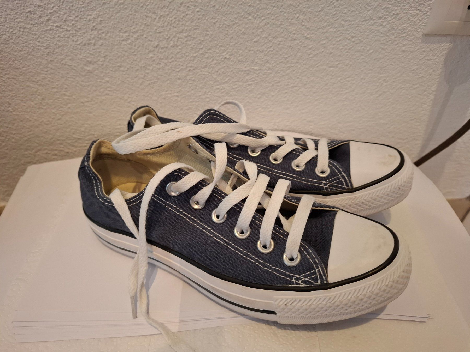 Converse Scarpe da uomo: Converse Chucks, blau, Gr. 37 – Usato da Dornach venduto da shoe-lina