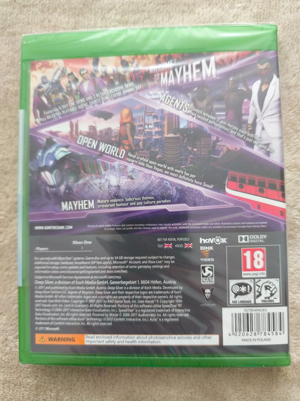 Microsoft Giochi: AGENTS of MAYHEM XBOX ONE – Usato da Winterthur venduto da Dr.Pepper01 1