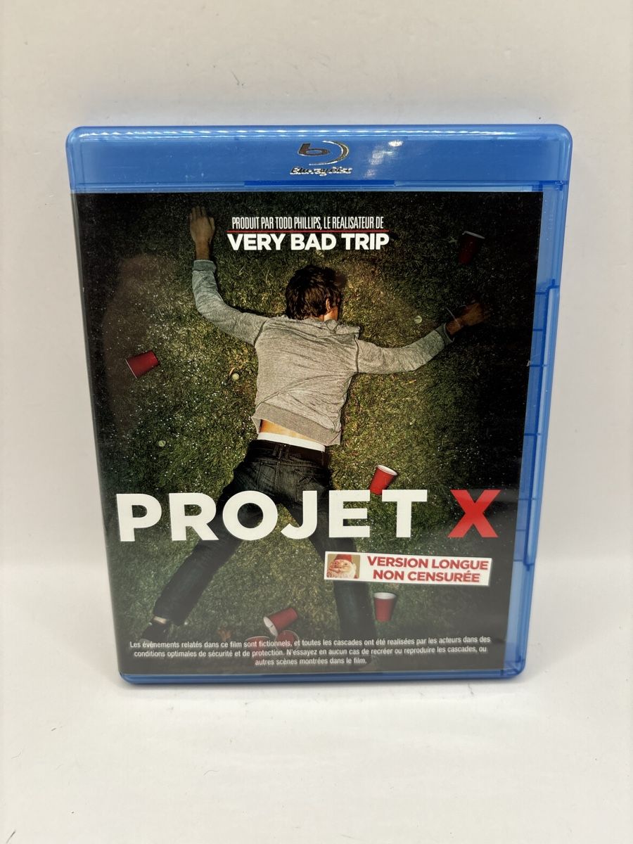 Tutti i DVDs: Blu-ray Projet X Version Longue Non Censurée – Usato da Genève venduto da sho_67qj