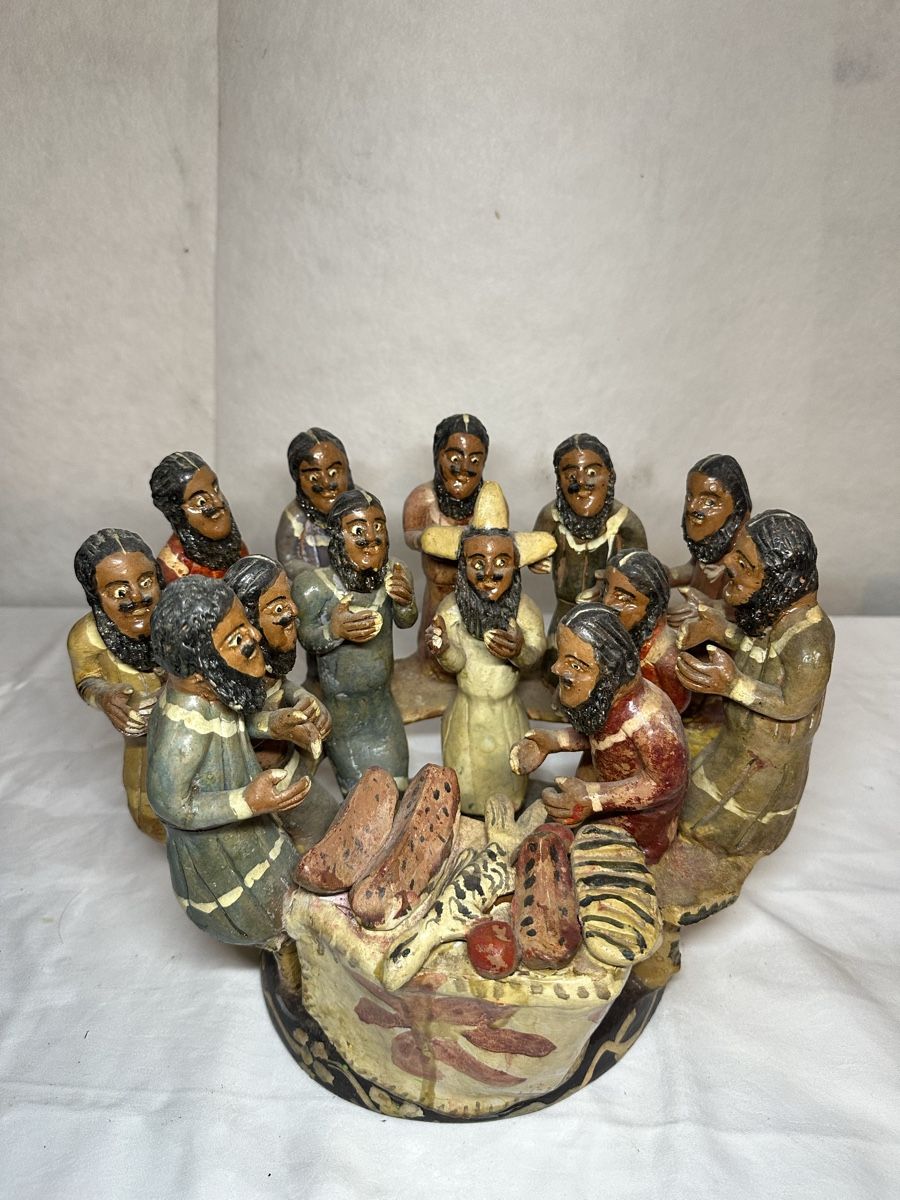 Statuette: Krippe ( Abendmahl Mexico ) – Usato da Oberwil BL venduto da Hariva