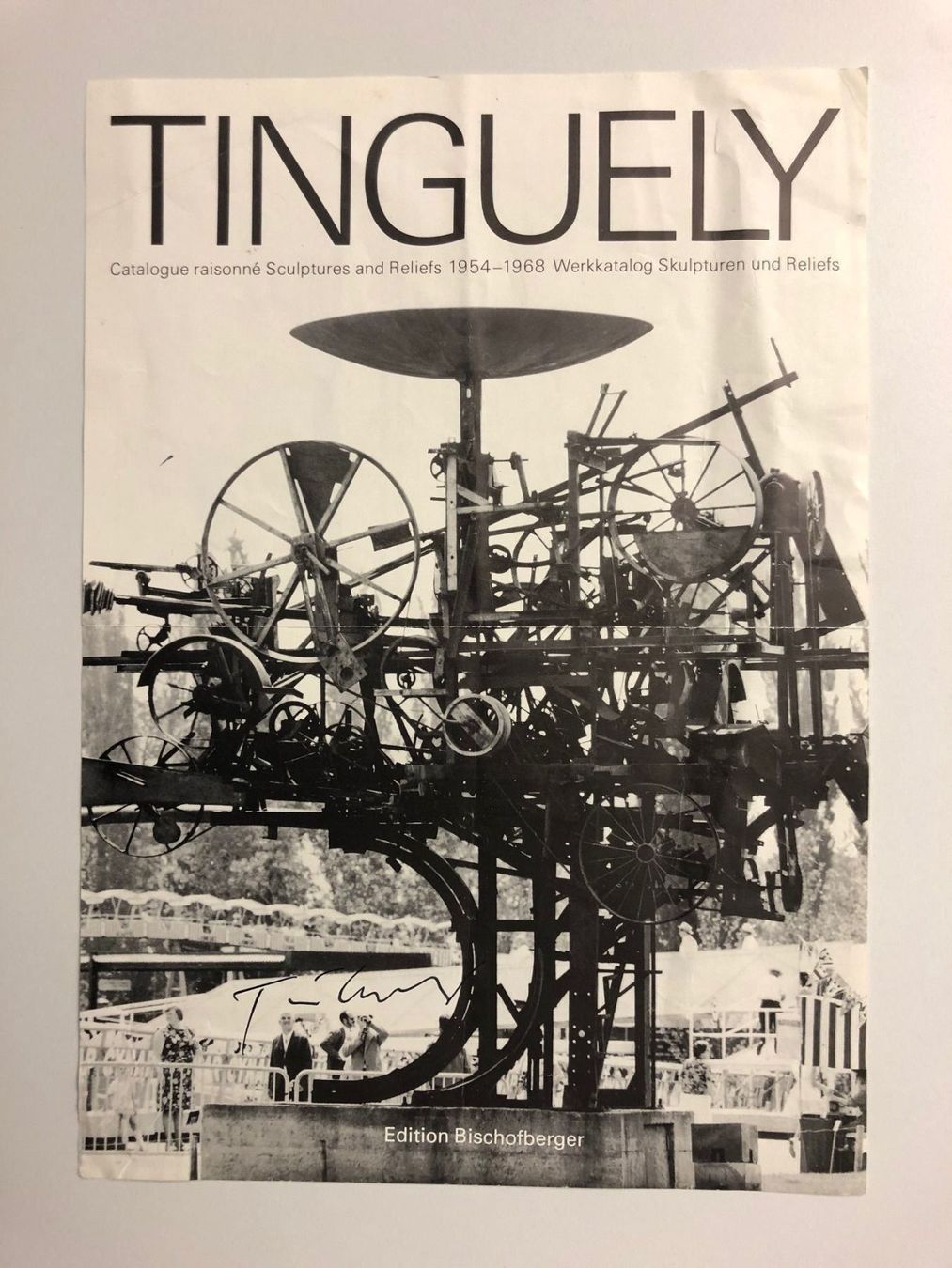 Autografi: Jean Tinguely Folder A4 handsigniert – Usato da kriens venduto da bst999 1