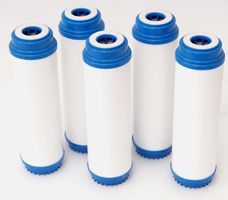 10" Aktivkohle Wasserfilter 3 Stk. Osmose Kalk Chlor 5 µm​