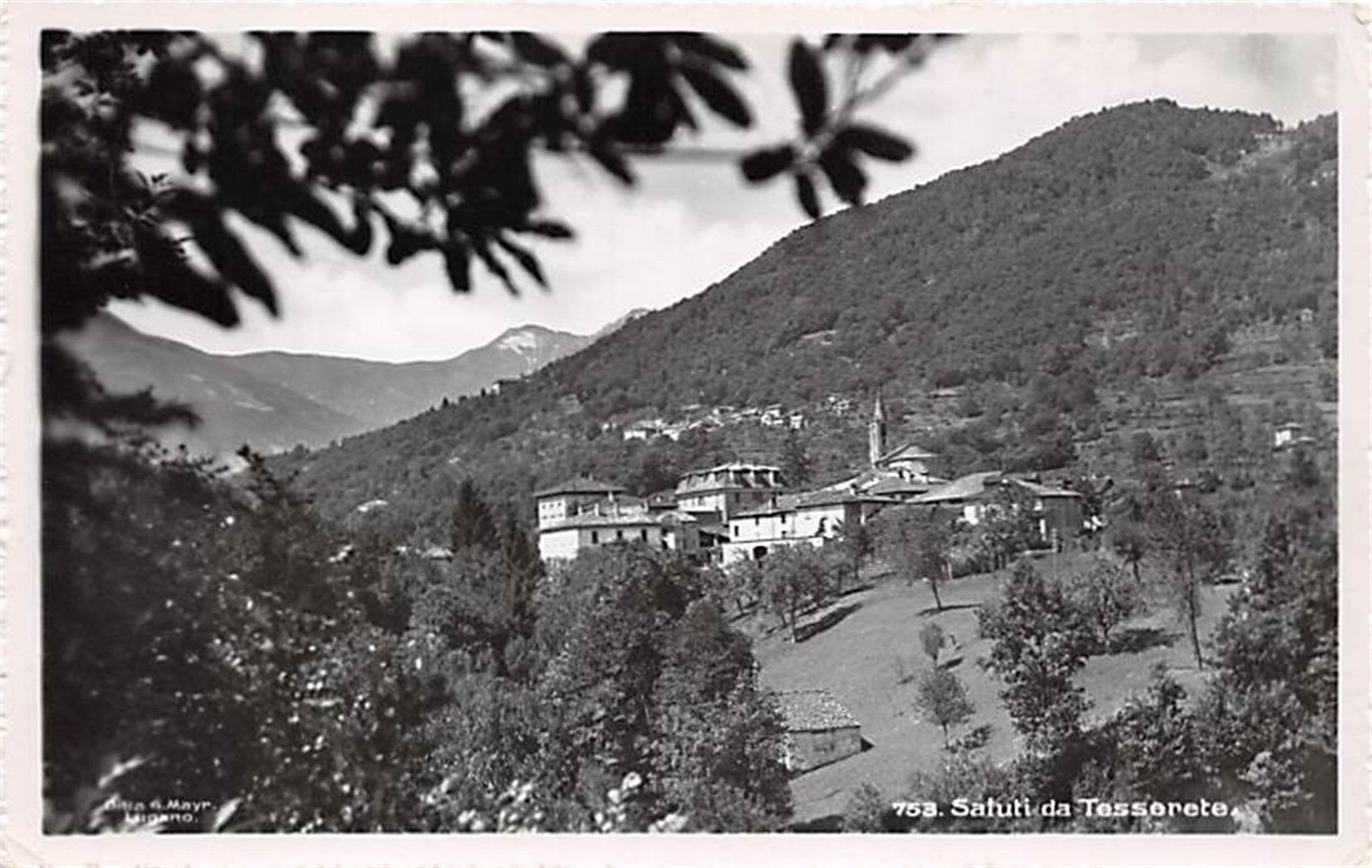 Cartoline postali: Tesserete, Saluti da Tesserete – Usato da Ottikon b.Kemptth. venduto da Neptun1974