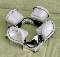 Deckenleuchte Strahler Set 4er Halogen mit Metallgestell und