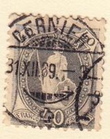 „Stehende Helvetia“ mit Vollstempel 31.12.1889