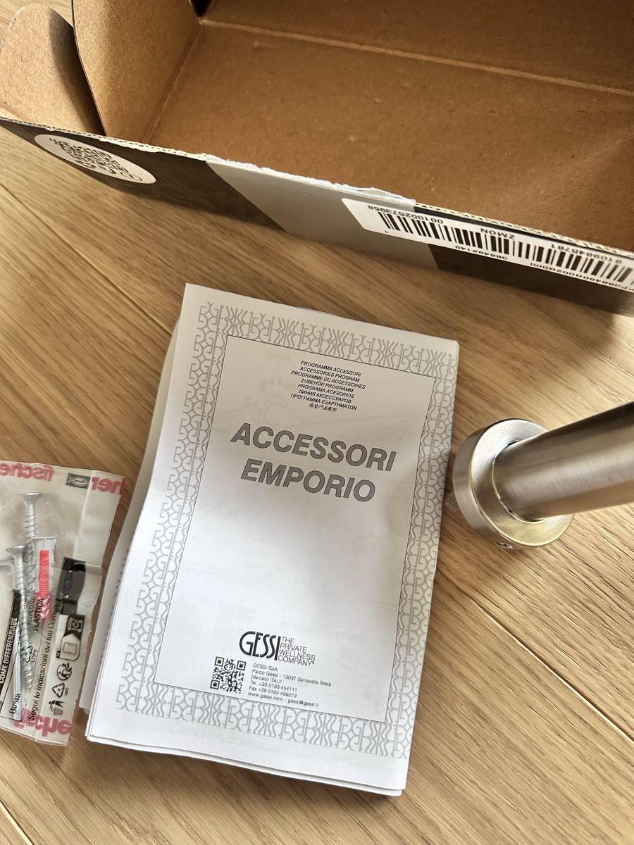 Altri accessori per il bagno: Gessi WC-Rollenhalter Finox – Nuovo e nell'imballaggio originale da Küssnacht am Rigi venduto da annine.l. 5