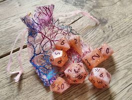 Set dés JDR artisanaux neufs