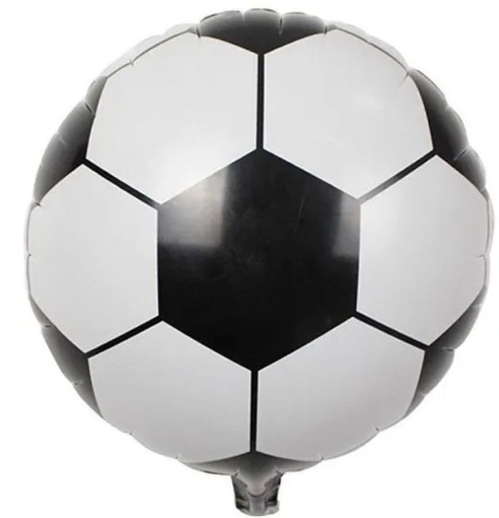 Fußball-Folienballons 18 Zoll – 20 Stück, Für WM-Party, Helium-tauglich, Mehrfach Verwendbar
