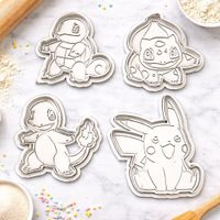 Pokémon Cookie Cutter Set (4 Pieces)