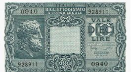 Italien 10 Lire 1944 P-32c UNZ