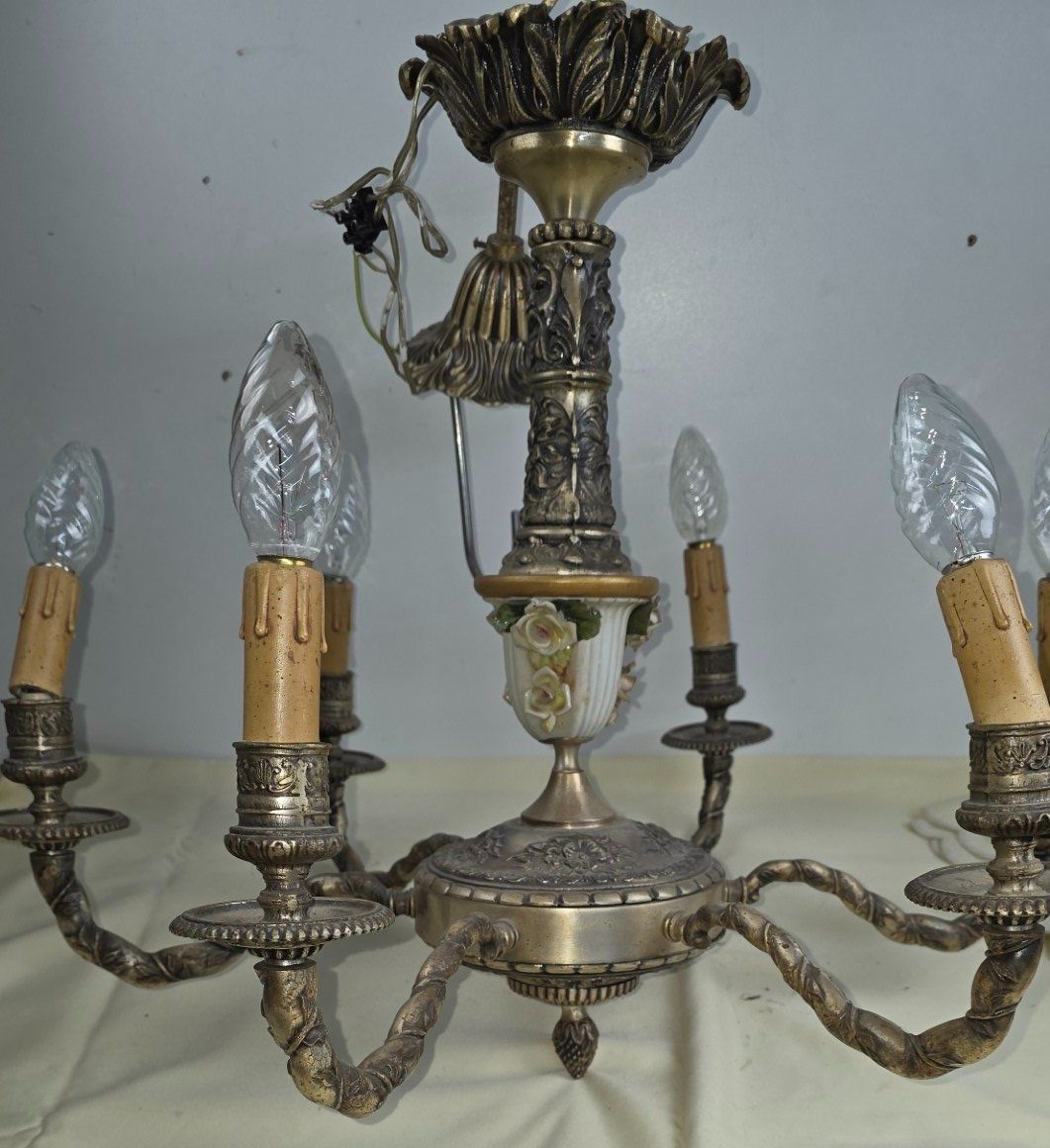Lampadari & plafoniere: Antiker Kronleuchter  Deckenleuchte  Historismus / Neobarock – Usato da Flums venduto da Flumsantik 6