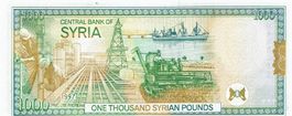 Syrien 1000 Pounds 1997 UNZ
