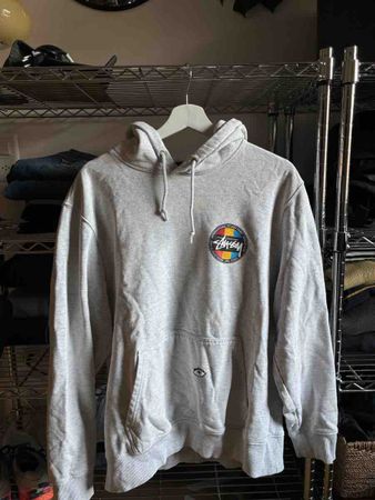 Stüssy Kapuzenpullover grau Unisex Grösse M
