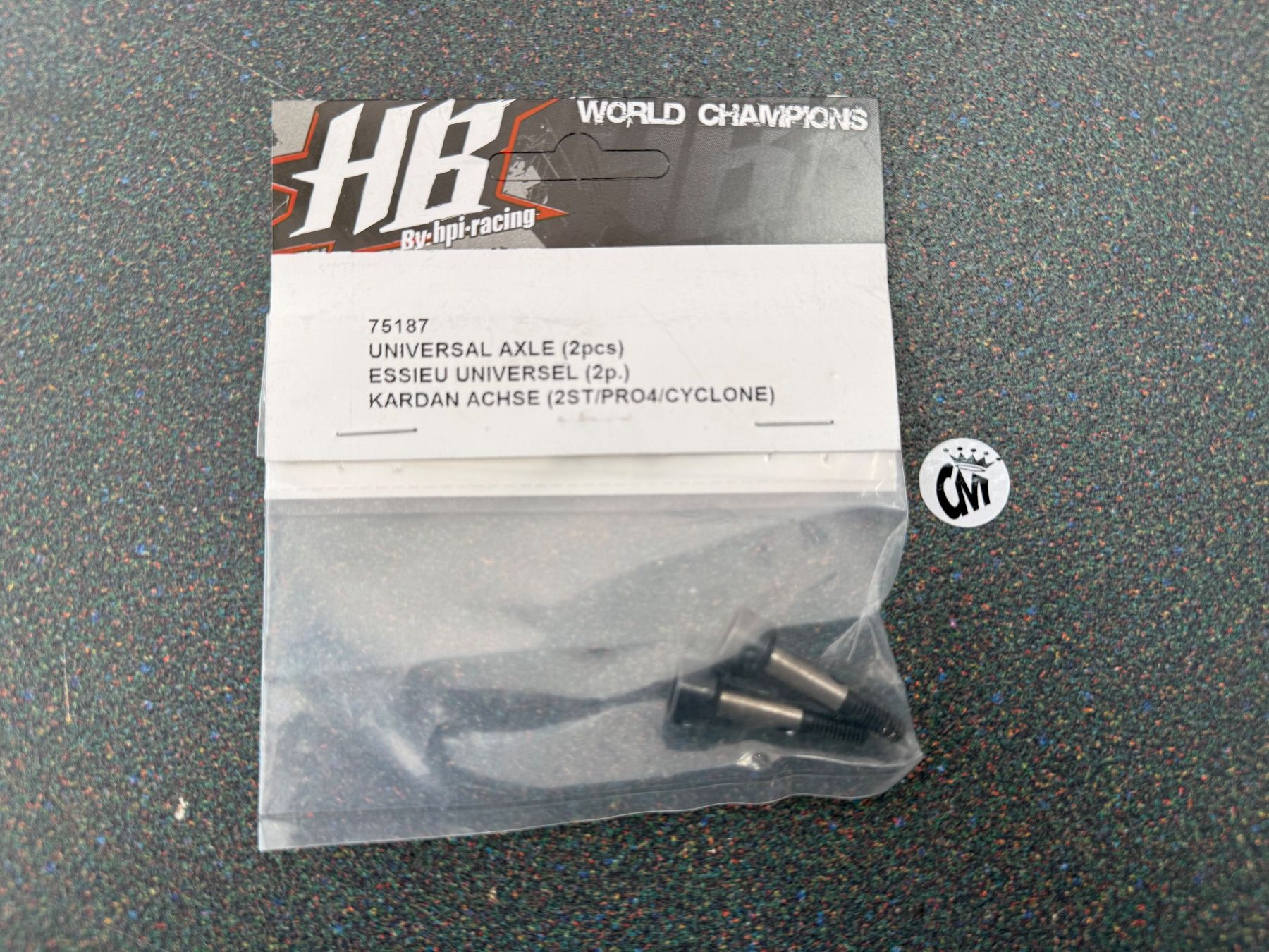 HPI RC Modellbau: Hot Bodies 75187 Universal Axle 2pcs 2st Pro4 Cyclone – Neu (gemäss Beschreibung) aus Chiasso von Carrara-Modellismo