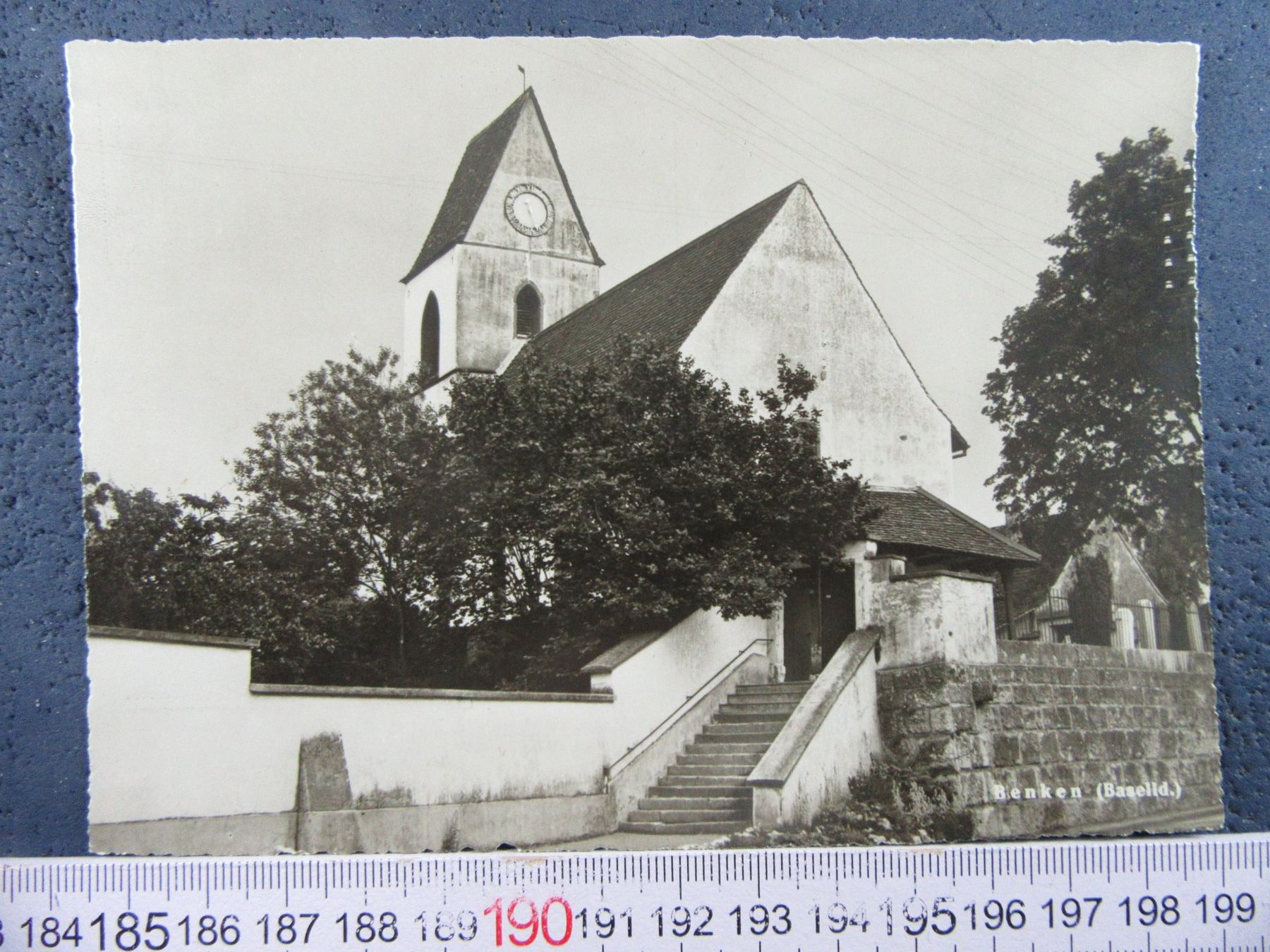 Cartoline postali: BENKEN BL-AK KIRCHE – Usato da Ettingen venduto da Hausi4711
