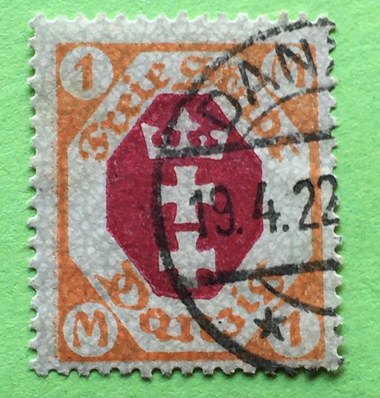 Tutti i francobolli: Briefmarken aus Danzig Stadtwappen gestempelt – Usato da Aarau venduto da Angi-007