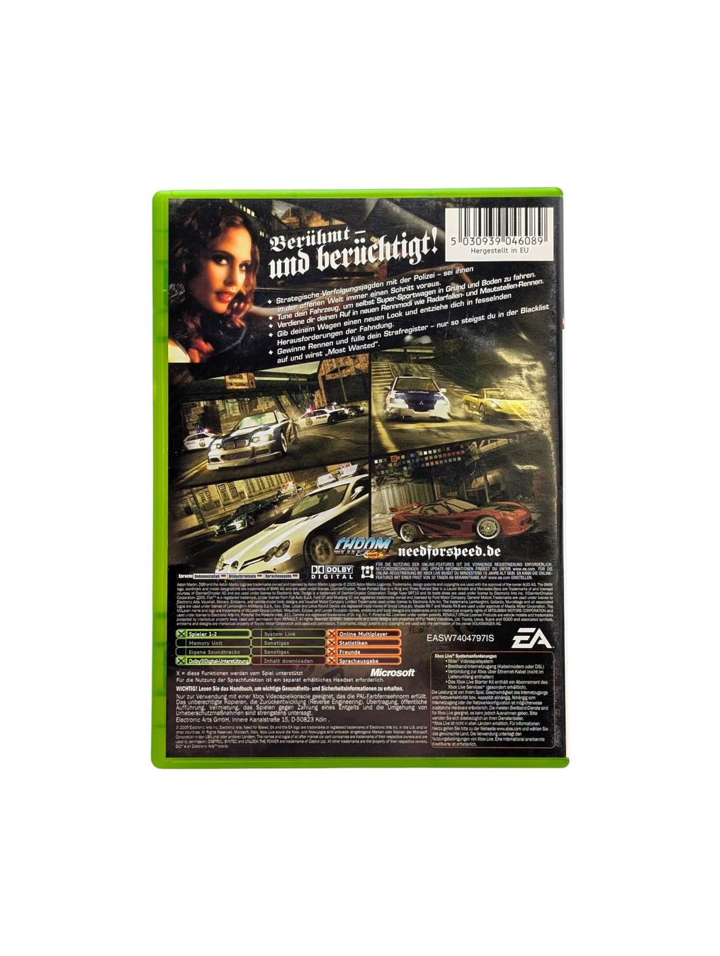 Microsoft Giochi: Need for Speed: Most Wanted Xbox Classic – Usato da Domat/Ems venduto da IsseldorsShop 1
