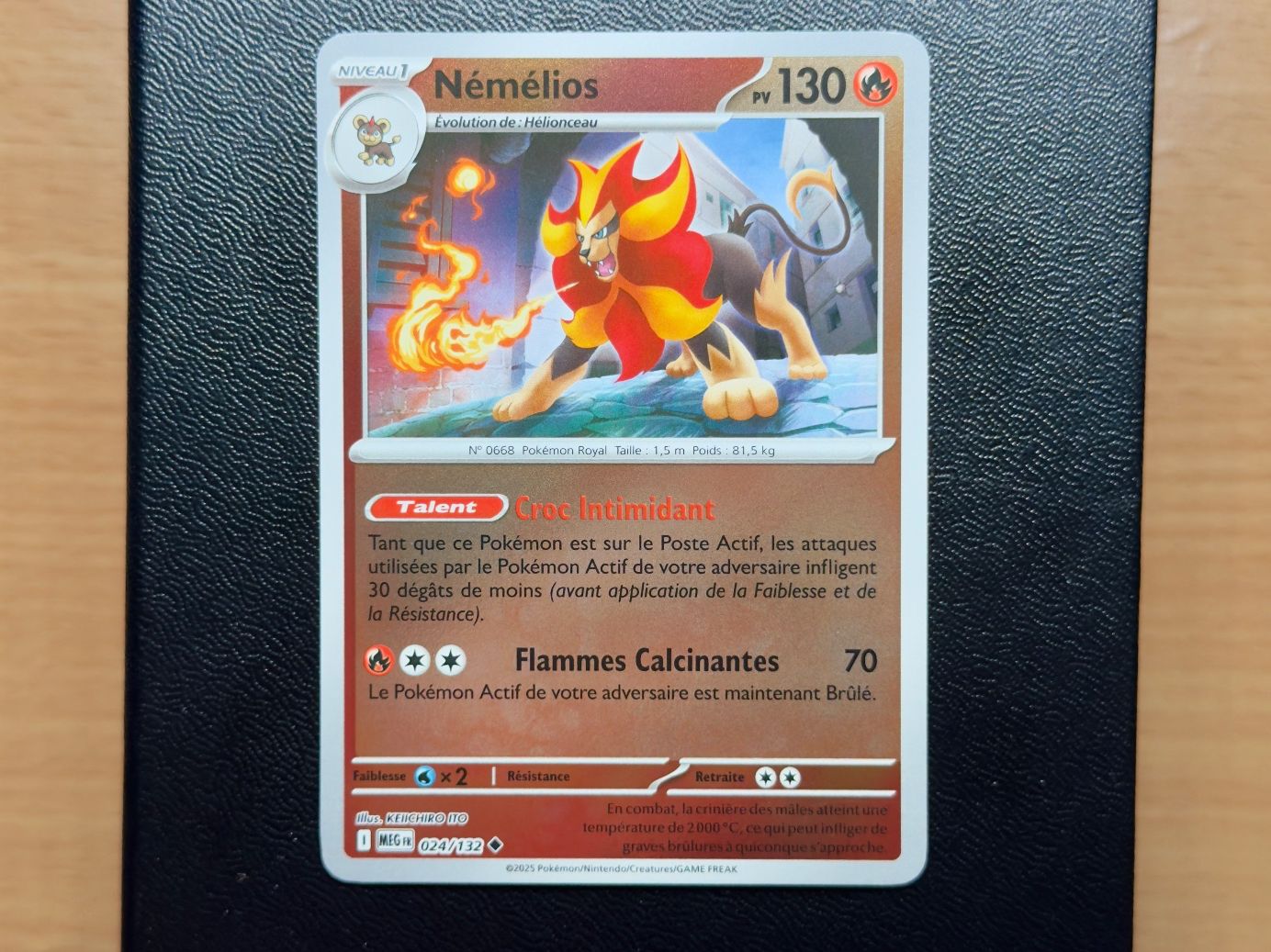Pokémon Carte collezionabili: Némélios Reverse (024/132) - Méga-Évolution - ME01 - MEG FR – Usato da Chézard-St-Martin venduto da Kro_Cards