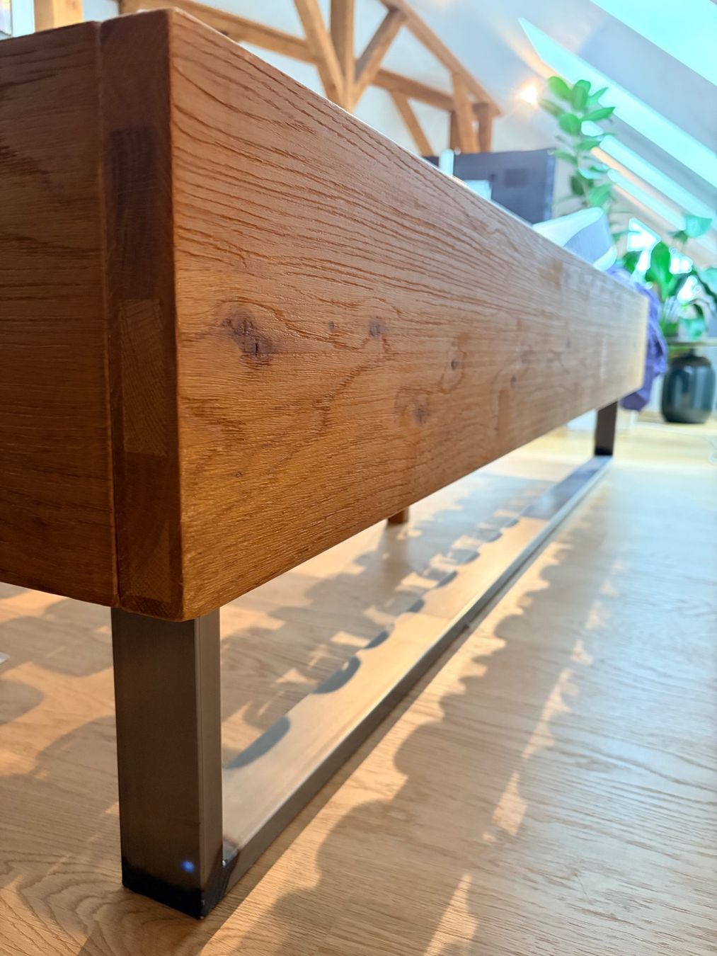 Hasena Letti: Hasena Bett Oak Alpinchic mit Lederkopfteil – Usato da Zürich venduto da rzuerich78 2