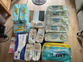 Windelpaket Gr. 0–2, Pampers & Babylove, Neu & ungeöffnet!