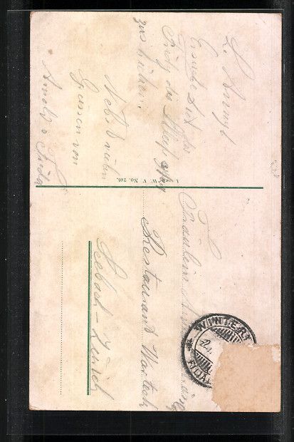 Cartoline postali: Winterthur, Partie am Bruderhaus, Hirsch – Usato da Berlin venduto da bartko-reher 1